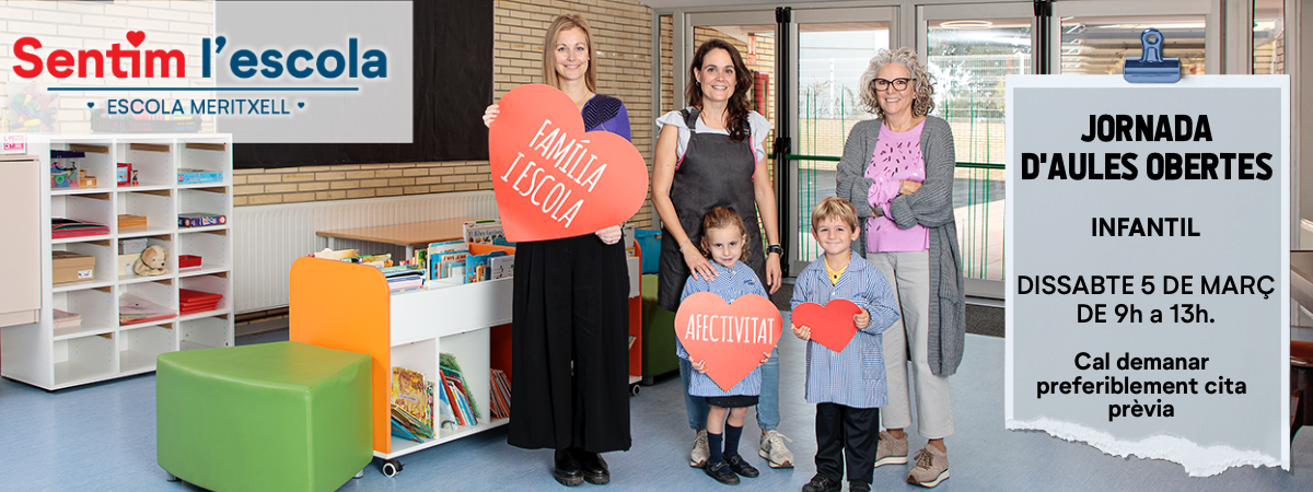 Jornada d’Aules Obertes Infantil 2022 Escola Meritxell