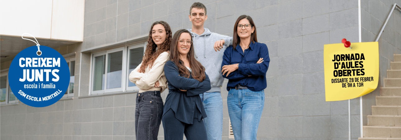 Aules Obertes BAT 2026 Jornades d'Aules Obertes Batxillerat 2026 - Alumnes, famílies i docents