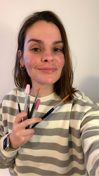 desirée Álvarez professora de dibuix a l'Escola Meritexll